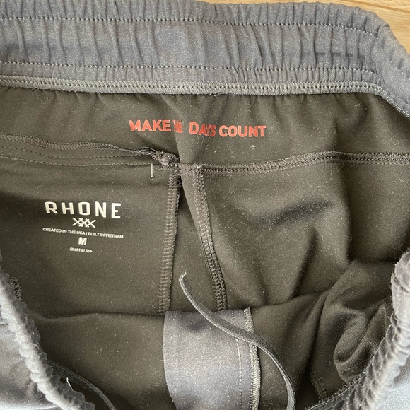 RHONE Mens Spar Jogger Black Heather - Medium - Picture 2 of 3